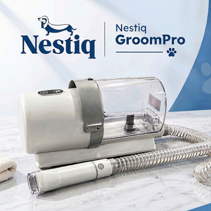 Nestiq GroomPro™ Complete Kit – Grooming Vacuum + Nail Grinder